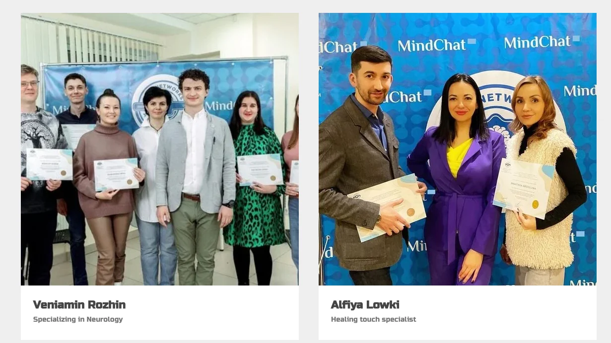 MindChat community event collage